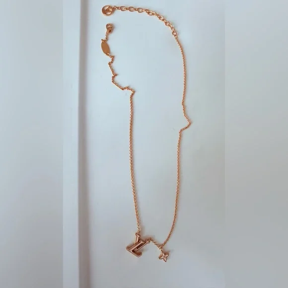 Louis Vuitton Iconic Enamel Rose Gold Necklace (Like-new) - Picture 11 of 11